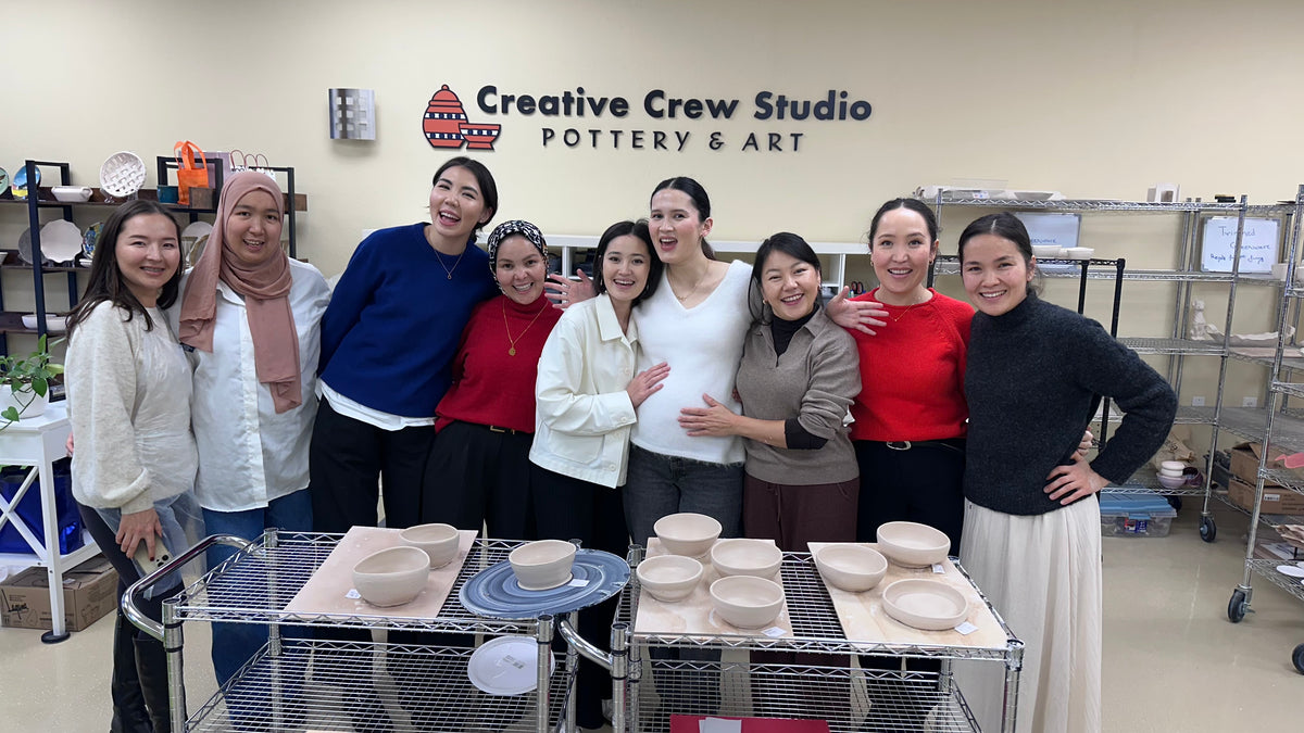 Team Aigul, Pottery wheel  experience, Dec 14th 2024 at 2pm